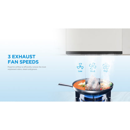 Midea Bulit-In Range Hood Slim Under Cabinet Kitchen Hood | MH90F26