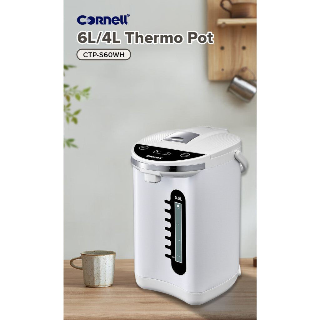 Cornell 4L/ 6L Electric Water Boiler Dispenser | CTP-S40WH/CTP-S60WH