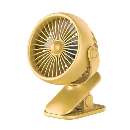 Rechargeable Mini Portable Desk Fan with LED light