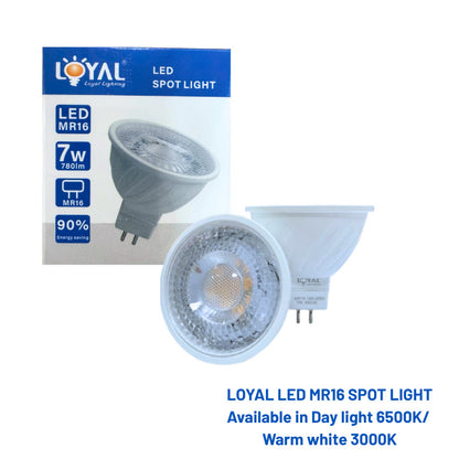LOYAL LED 7W 240V GU10/ MR16 (GU5.3) SPOTLIGHT