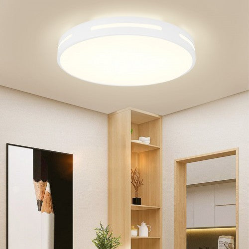 Modern Tri-Color LED Ceiling Light for bathroom / kitchen / bedroom