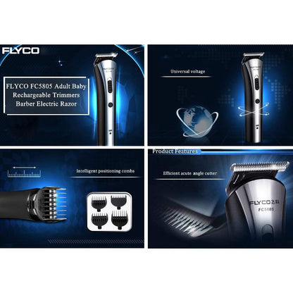 Flyco Hair Clipper FC5805 Cordless and Rechargeable Electric Haircut