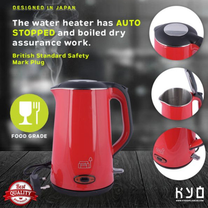 KYO-02 1.5L Stainless Steel Electric Kettle