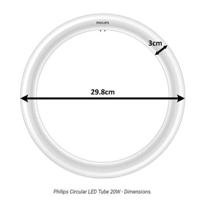 Circular Ceiling Tube 20W LED Philips 6500K G10q