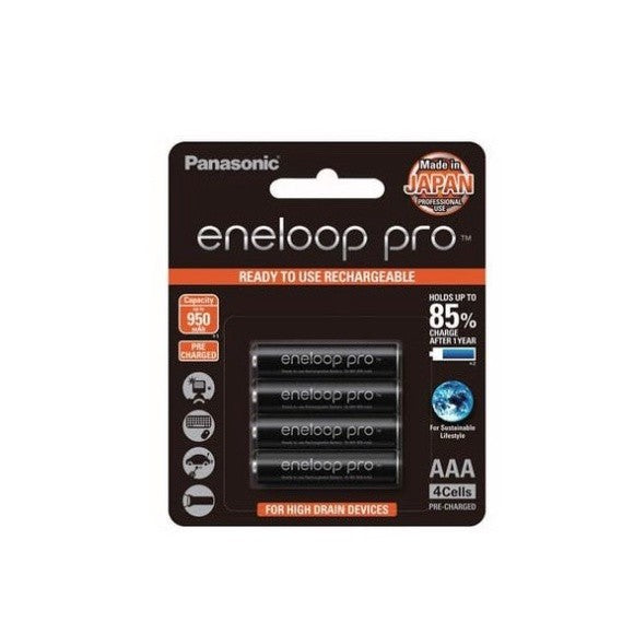 Eneloop Pro 4 AA/AAA 2550/950mAh Rechargeable Batteries