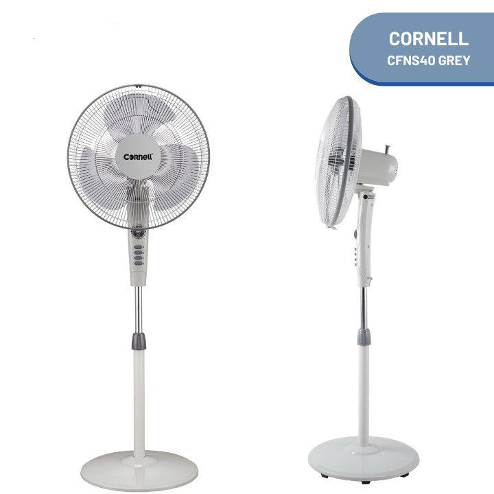 Cornell 16" Stand Fan with Timer 50W CFNS40 (Black / Grey / White)