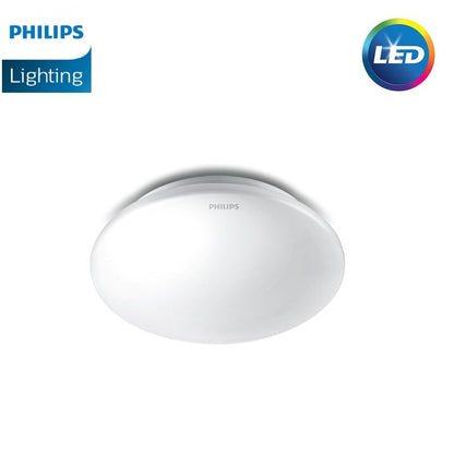 Philips CL200 Round Ceiling Light Cover + LED Light | EyeComfort | Cool Daylight 6500K