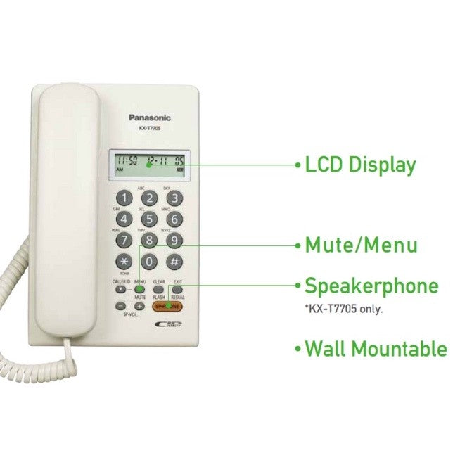 Panasonic Corded Telephone KX-T7703X *Suitable for Offices*