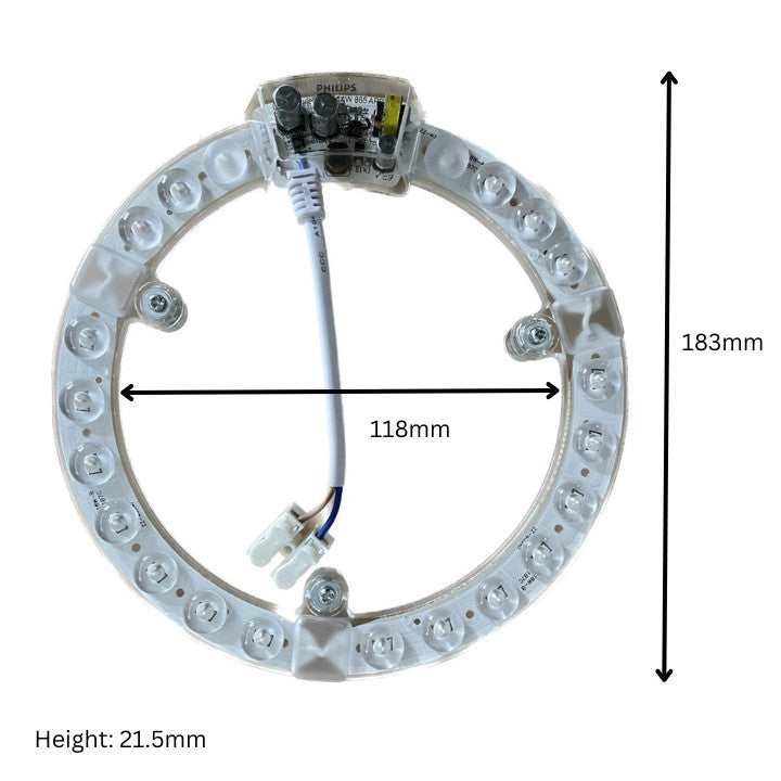 Philips LED Circular Magnetic Module 14W Cool Daylight 6500K Round