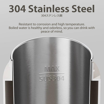 Iona 0.5L Travel Kettle Dual Voltage | Stainless Steel 6 Pre-Set Temperature GLTK303