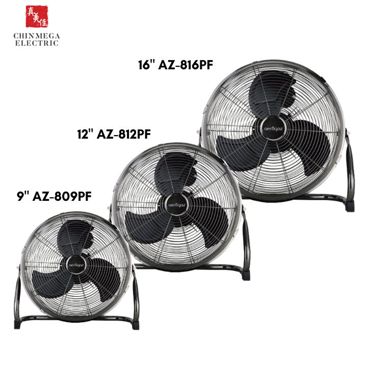 Aerogaz 9"/12"/16" Power Fan AZ-809PF|AZ-812PF|AZ-816PF