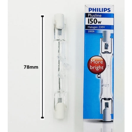 Philips Plusline Halogen Tube 230V (150w / 200w / 300w / 500w)