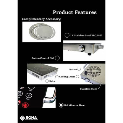 Sona Electric Infrared Ceramic Cooker SIC 3302