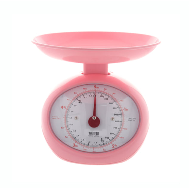 Tanita 2KG Mechanical Kitchen Scale 1401 (Pink / Orange)