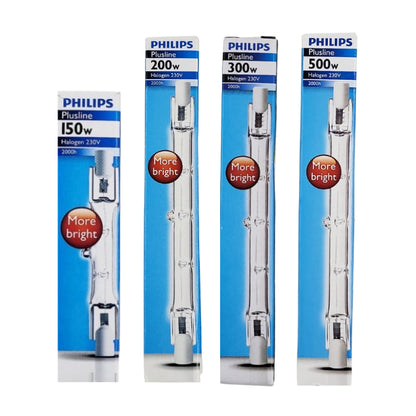 Philips Plusline Halogen Tube 230V (150w / 200w / 300w / 500w)