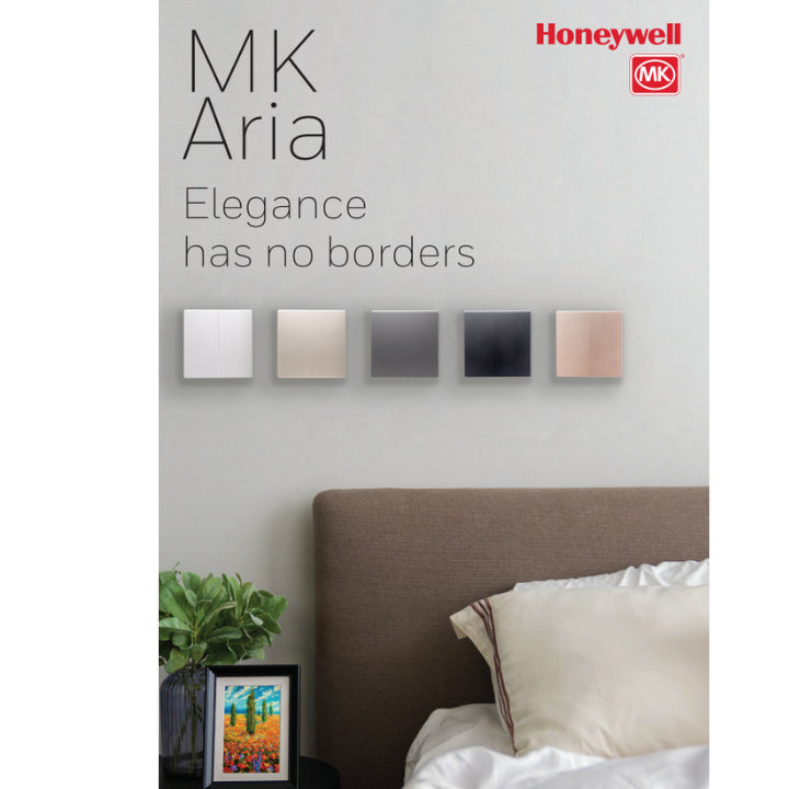 MK Honeywell Aria Series Switch Socket with Singapore Safety Mark Approved