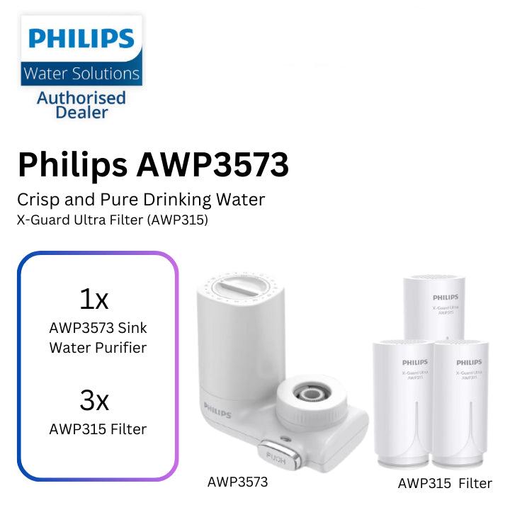 Philips AWP3753 / AWP3754 On Tap Water Purifier X-Guard Microfiltration System Granular Activated Carbon Faucet