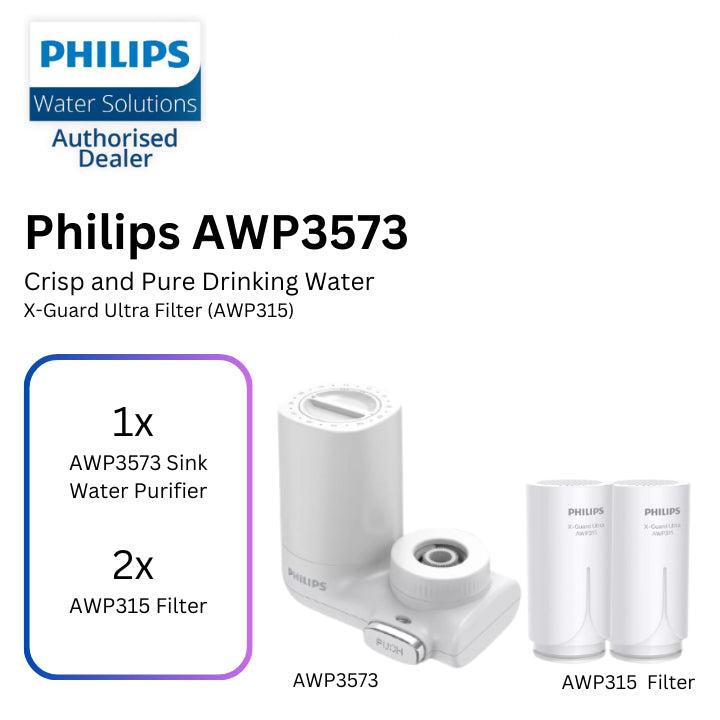 Philips AWP3753 / AWP3754 On Tap Water Purifier X-Guard Microfiltration System Granular Activated Carbon Faucet