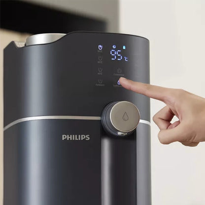 Philips 4L Reverse Osmosis (RO) Water Dispenser With 4 in 1 RO Filter (ADD541) | ADD6910/90 DG/WH (Dark Grey/ White)