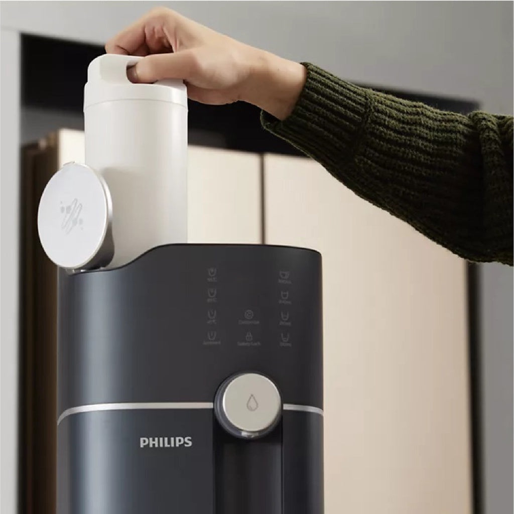 Philips 4L Reverse Osmosis (RO) Water Dispenser With 4 in 1 RO Filter (ADD541) | ADD6910/90 DG/WH (Dark Grey/ White)