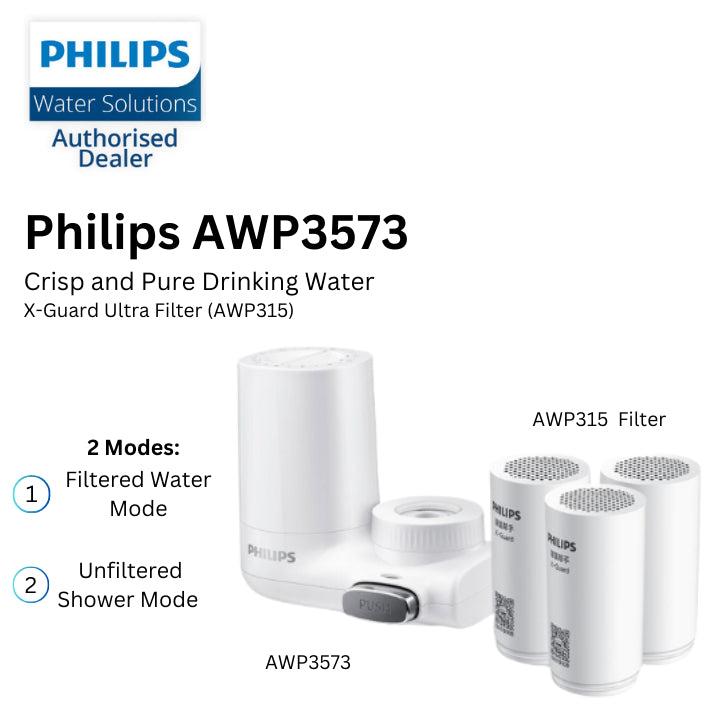 Philips AWP3753 / AWP3754 On Tap Water Purifier X-Guard Microfiltration System Granular Activated Carbon Faucet