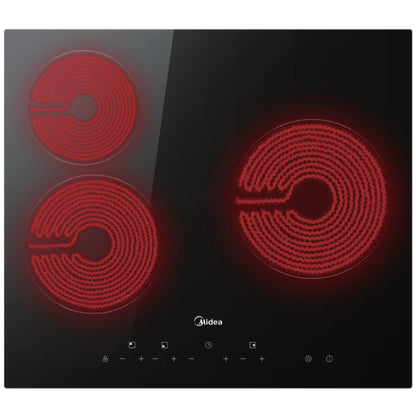 Midea 2 / 3 Zone Induction Ceramic Hybrid Electrical Hob - MBI-IHT261 (70cm)/ MBI-IHT341 (60cm)