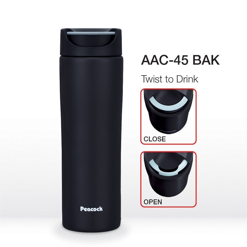 Peacock 450ML Twist Lock Thermos Tumbler | AAC-45