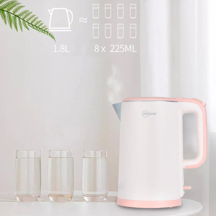 Mayer MMEK1800 Double Wall Electric Kettle 1.8L
