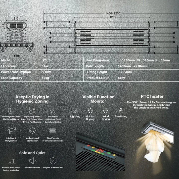 Orlant Smart Drying Rack X6L( X-series X6L )