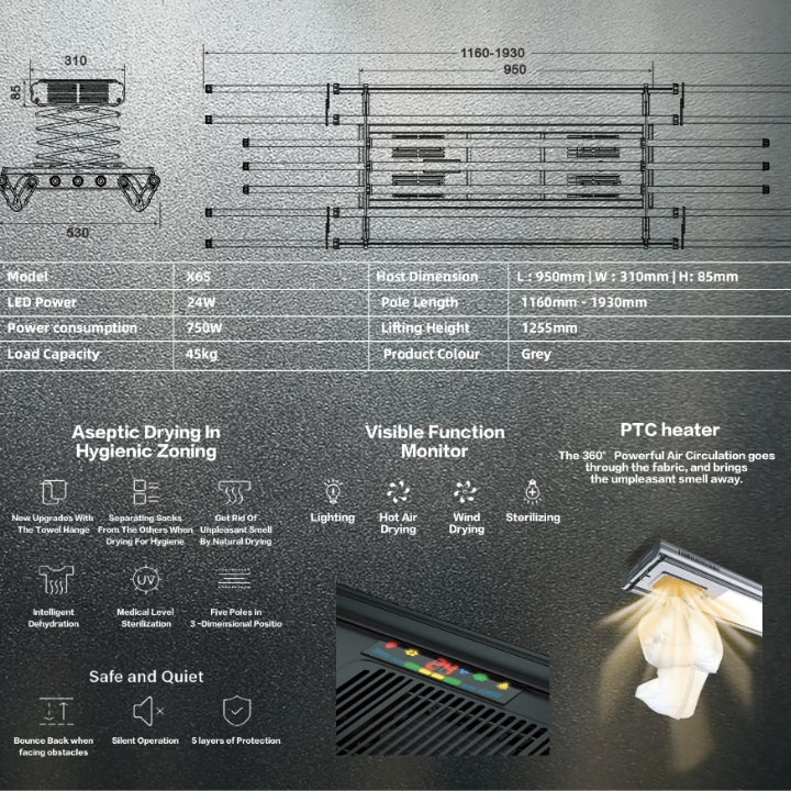 Orlant Smart Clothes Dryer X6S (X-series X6s)