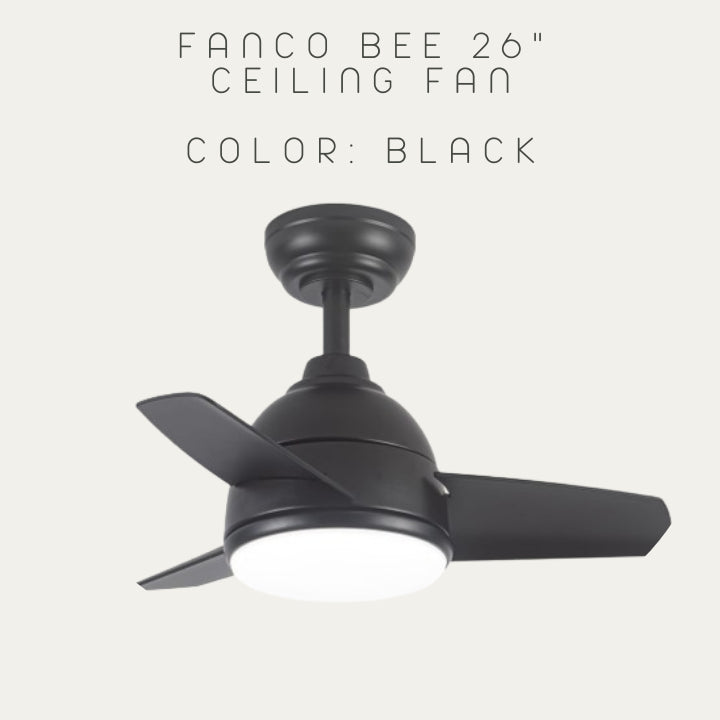 FANCO BEE 26" DC MOTOR CEILING FAN