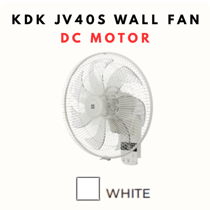 KDK JV40S DC MOTOR WALL FAN