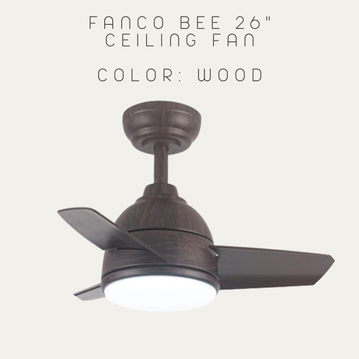 FANCO BEE 26" DC MOTOR CEILING FAN