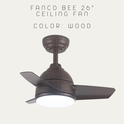 FANCO BEE 26" DC MOTOR CEILING FAN