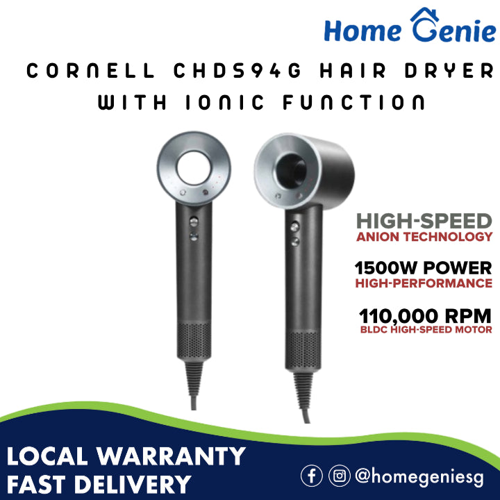 Cornell CHDS94G Hair Dryer with Ionic Function