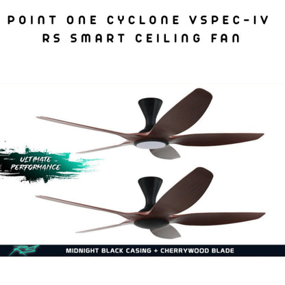 Point One Cyclone VSPEC-IV RS Smart Ceiling Fan 5 Blade (Installation Available)