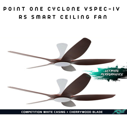 Point One Cyclone VSPEC-IV RS Smart Ceiling Fan 5 Blade (Installation Available)