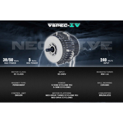 Point One Cyclone VSPEC-IV RS Smart Ceiling Fan 3 Blade (Installation Available)