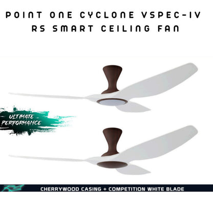 Point One Cyclone VSPEC-IV RS Smart Ceiling Fan 3 Blade (Installation Available)