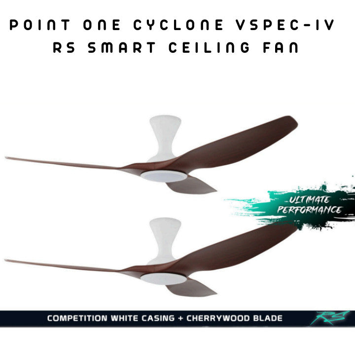 Point One Cyclone VSPEC-IV RS Smart Ceiling Fan 3 Blade (Installation Available)