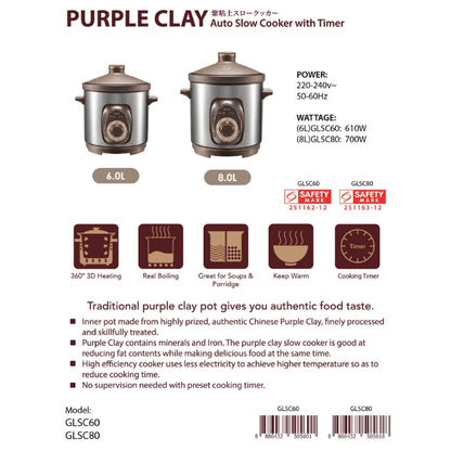 IONA AUTO SLOW COOKER ( GLSC60 & GLSC80)