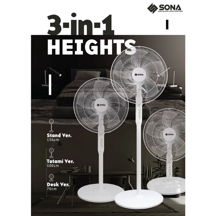 SONA 16” 3-in-1 Stand Fan SFS 6401