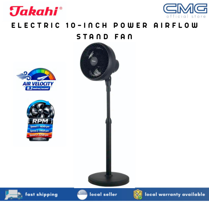 Takahi  8110  Electric 10-Inch Power Airflow Stand Fan