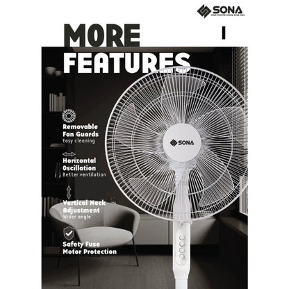 SONA 16” 3-in-1 Stand Fan SFS 6401