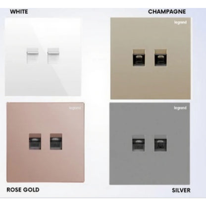 Legrand Galion Cat6 Single & Double Data Socket for Internet Network