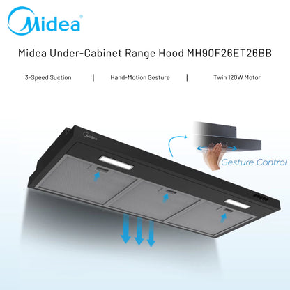 Midea Digital Semi-integrated Hood( MH90F26ET26BB)