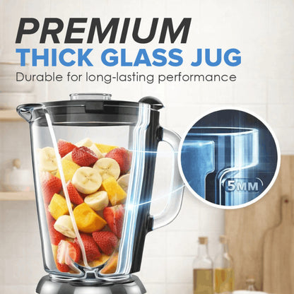 Cornell 1.5L Glass Jug Blender with Grinder High Speed Mixer