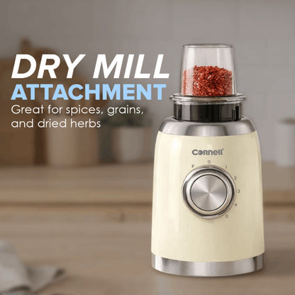 Cornell 1.5L Glass Jug Blender with Grinder High Speed Mixer