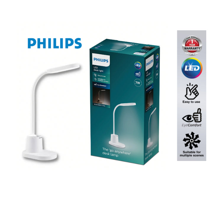PHILIPS LED Mini Rechargeable Table Lamp for Study DSK214