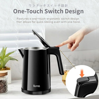 IONA 1.7L Electric Kettle Stainless Steel GLK1701